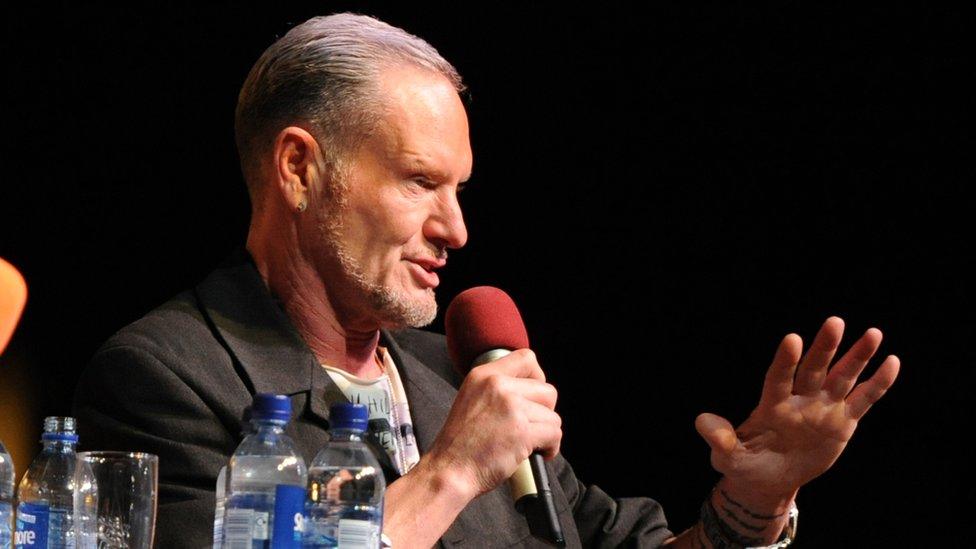 Paul Gascoigne at the Wolverhampton Civic Hall show