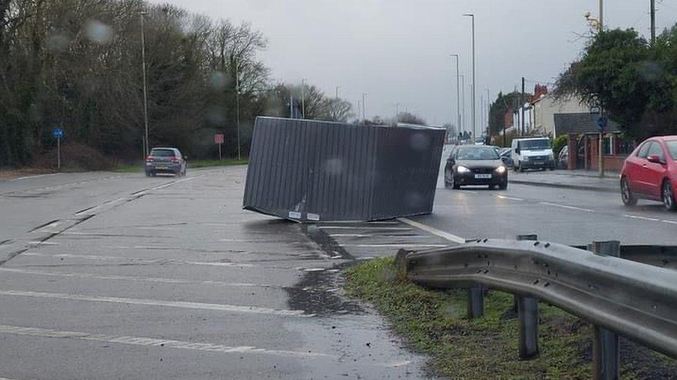 Shed on A6 Oadby