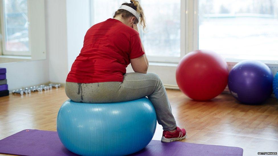 Woman in the gym