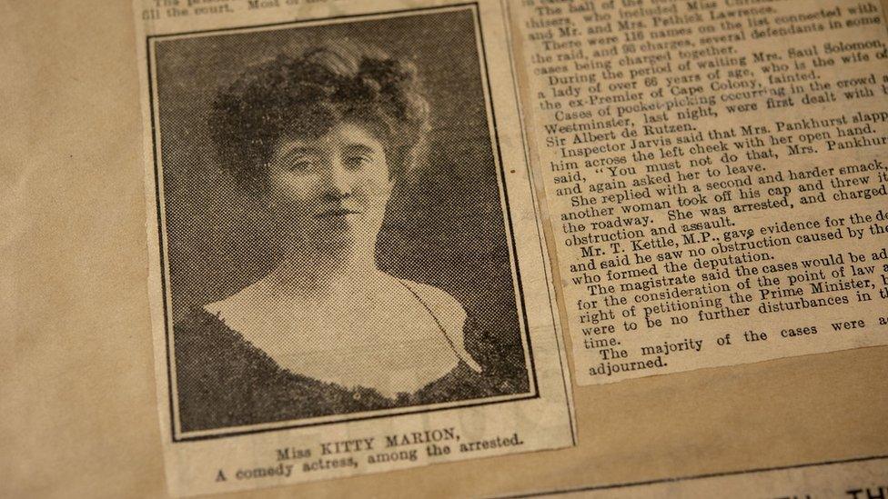 Kitty Marion scrapbook