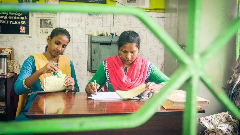 Praveena Soloman (right) and Divya Raju