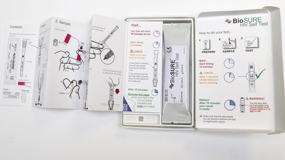 BioSURE HIV testing kit