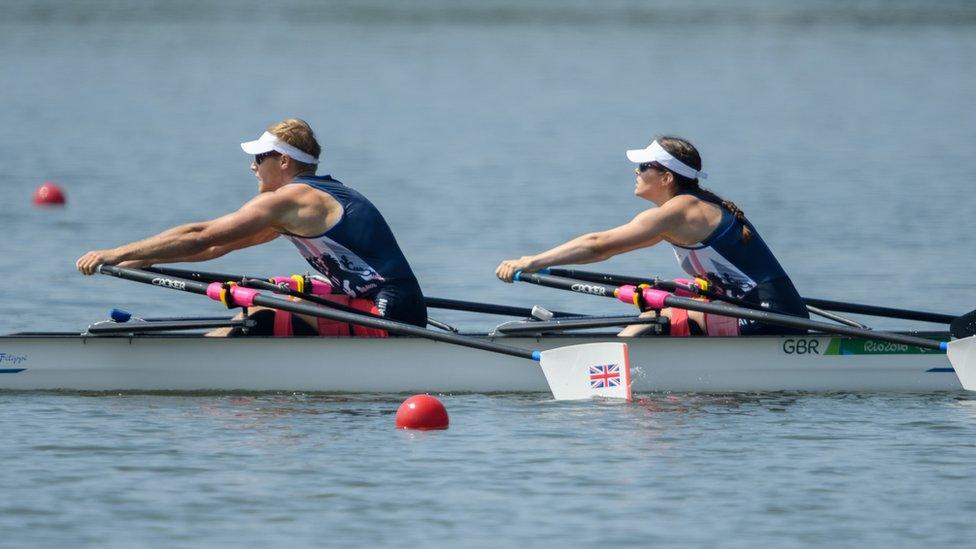 Lauren Rowles and Laurence Whiteley