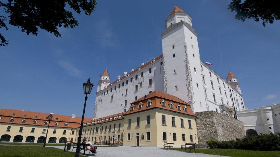 Bratislava Castle, venue of EU meeting on 16 Sep