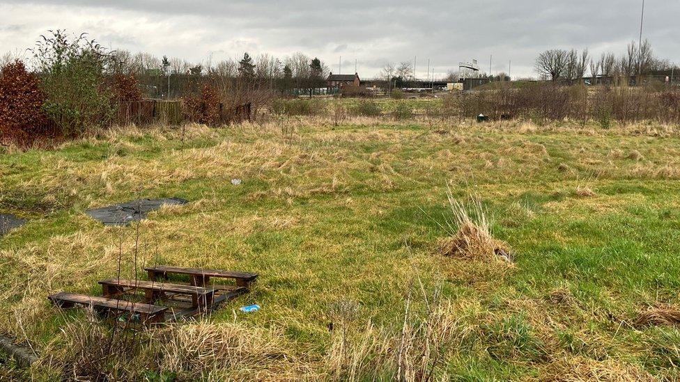 Site where Clasper Village once stood