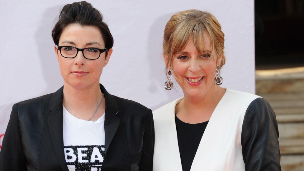 Mel Giedroyc and Sue Perkins