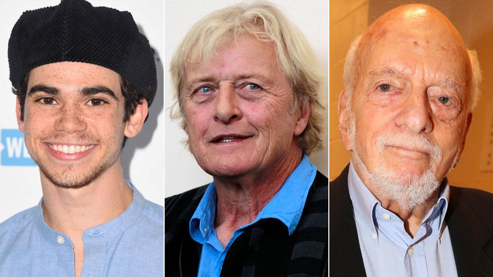 Cameron Boyce, Rutger Hauer and Hal Prince