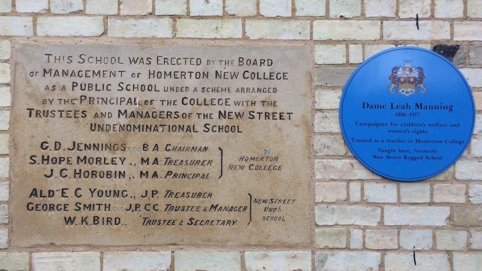 Blue plaque, Anglia Ruskin University