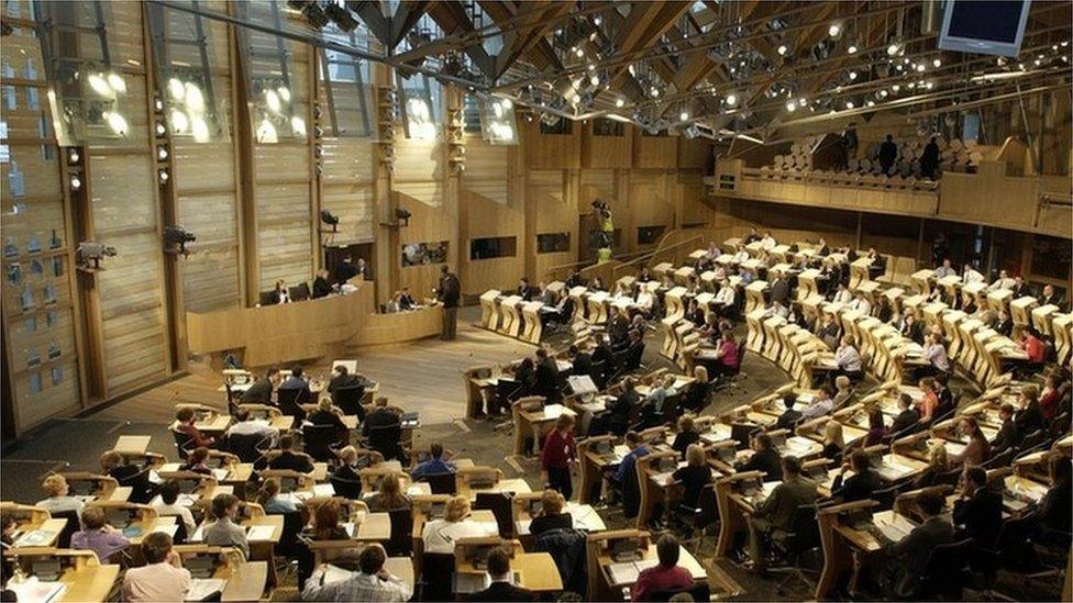 Holyrood chamber