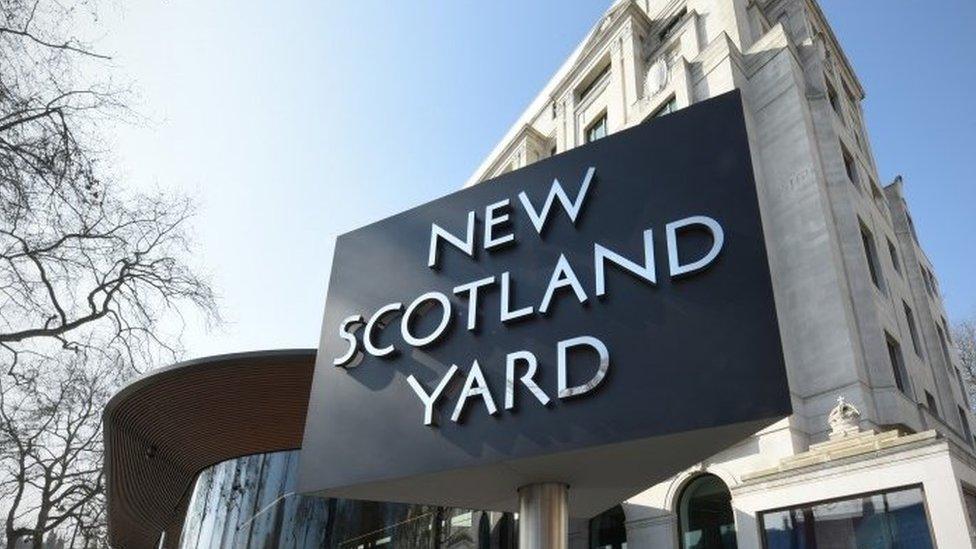 New Scotland Yard sign