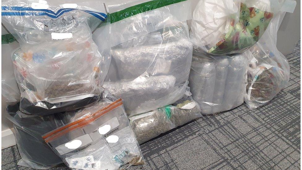 Class B drugs seized from houses and cars in Belfast