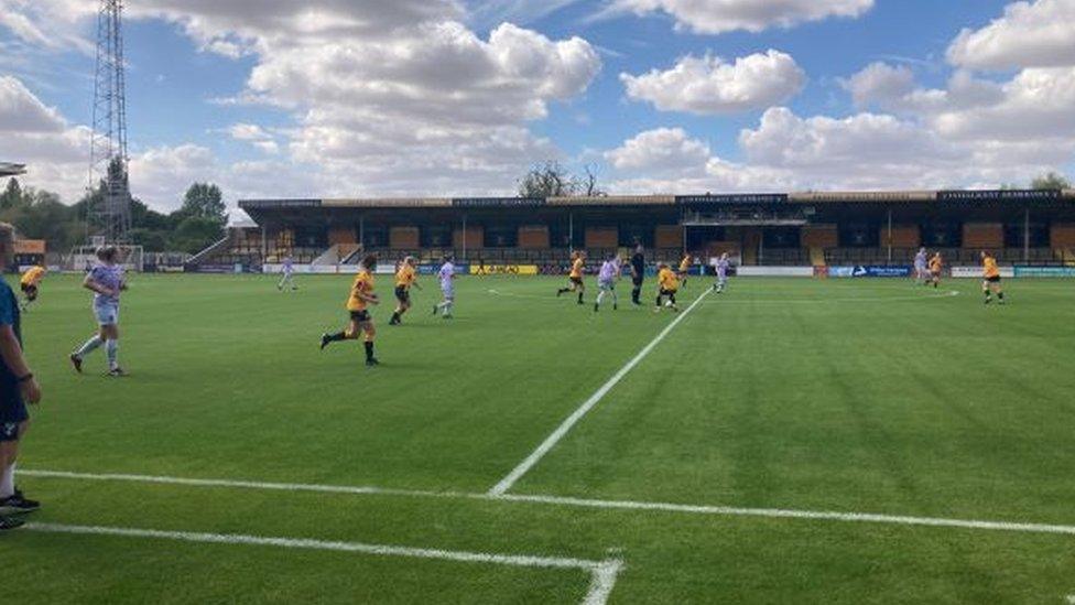 Cambridge United v Norwich City women's game