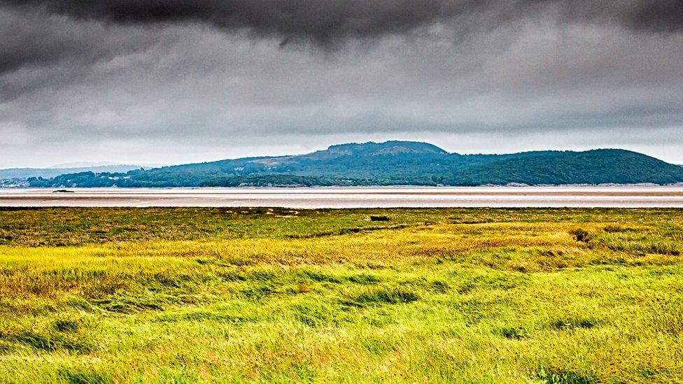 Morecambe Bay viewed from Cumbria