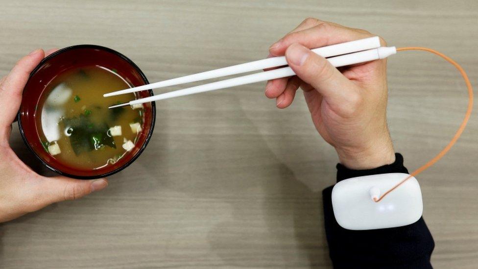 chopsticks.