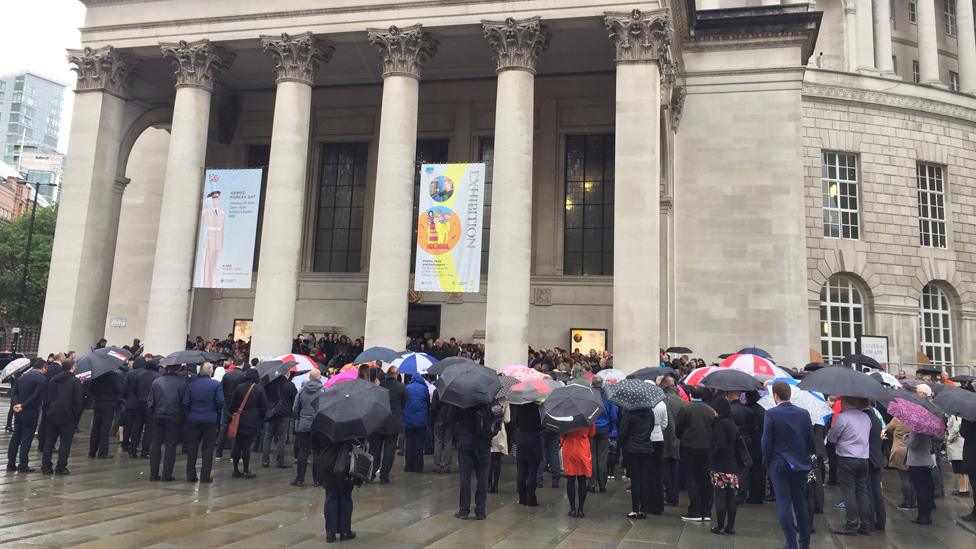 Silence in Manchester