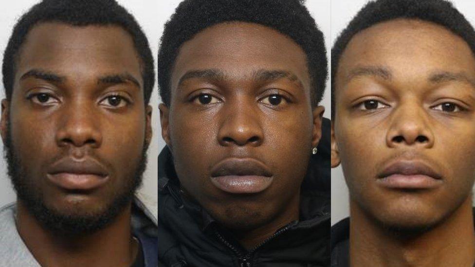 Jerome Edwards, Jaheim Mullings and Kay Carr were all jailed