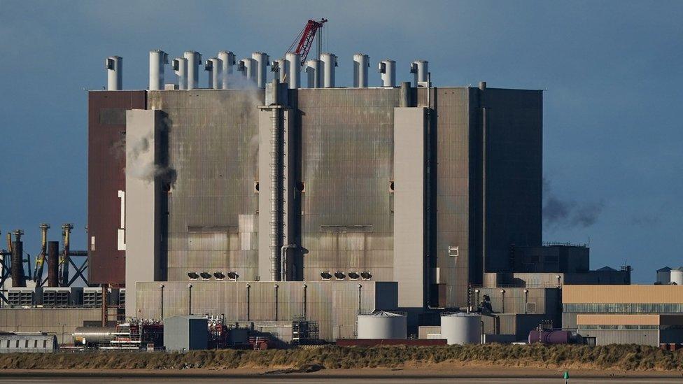 Hartlepool nuclear power station