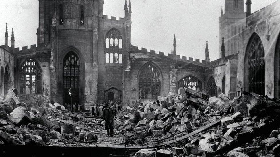 The bombed cathedral