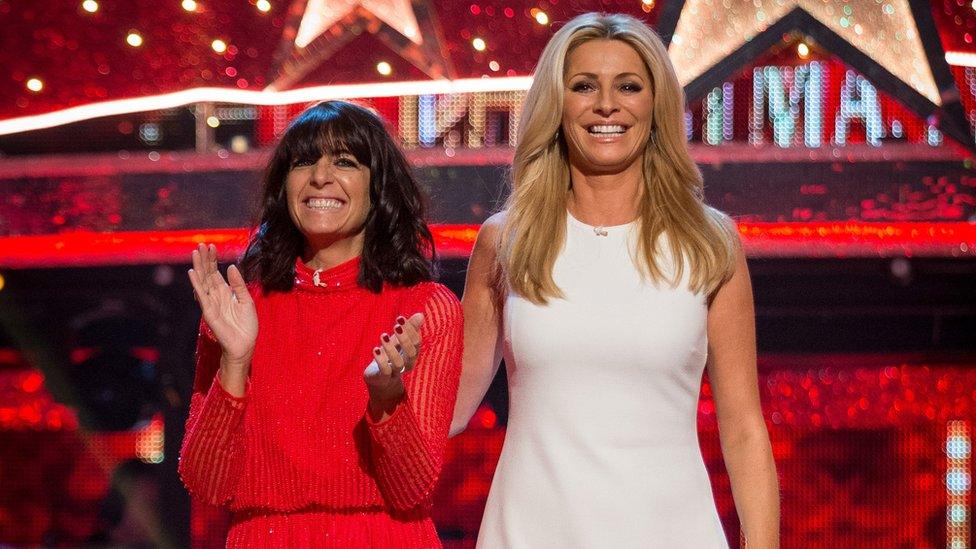 Tess Daly and Claudia Winkleman