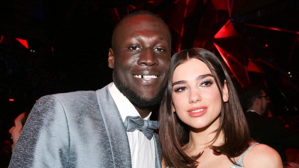 Stormzy and Dua Lipa in 2018