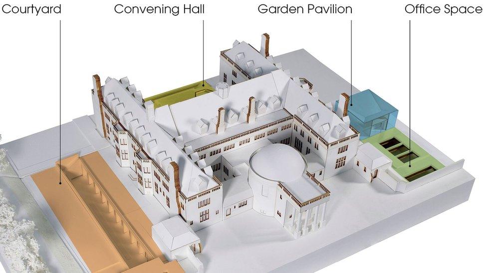 CGI of Rhodes House