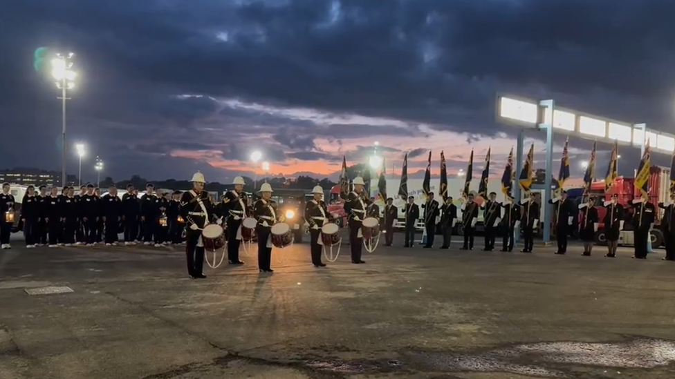 The Royal Marines Corps of Drums