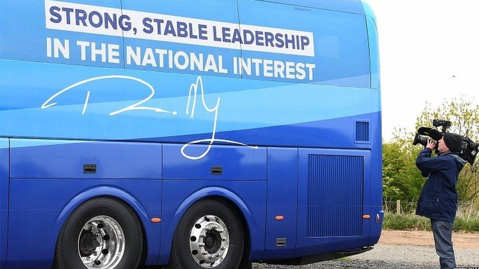 Conservative battle bus