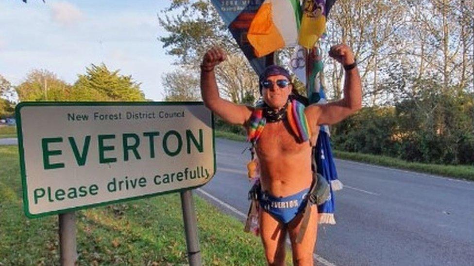 Speedo Mick in Everton, New Forest