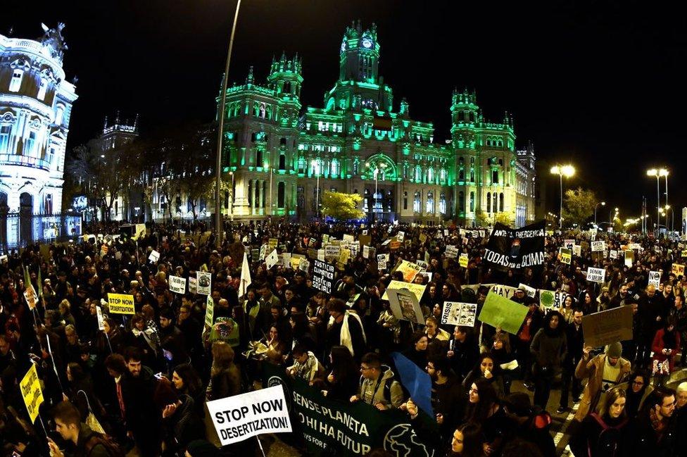 Climate change demonstration