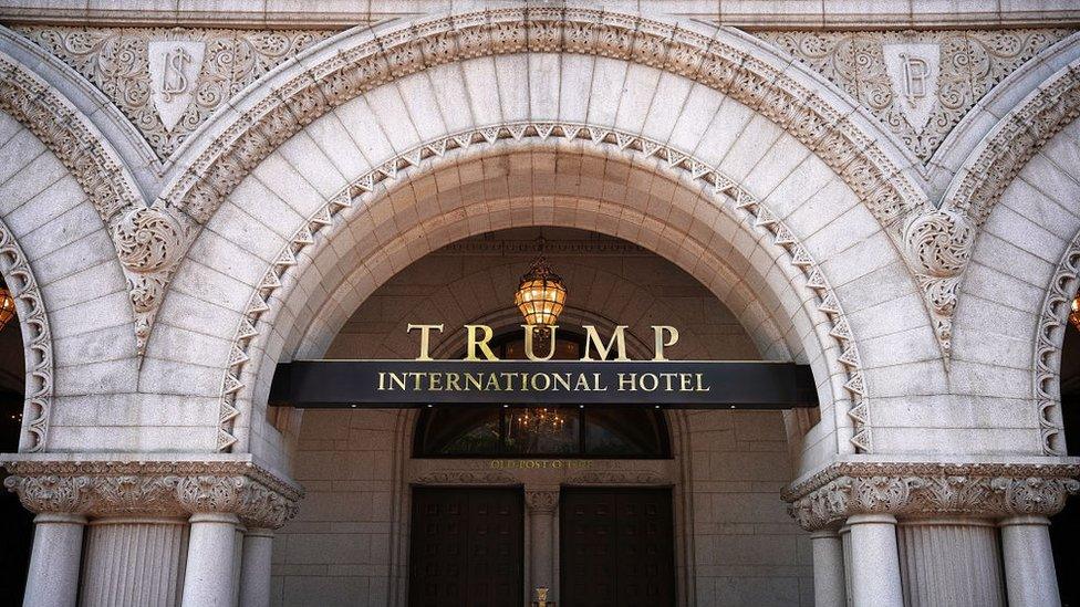 Trump hotel exterior