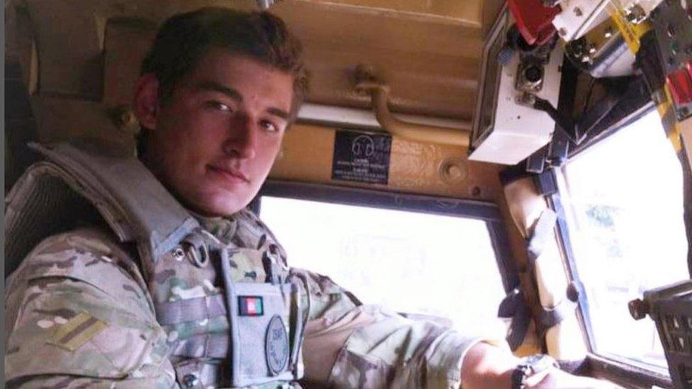 Jonny Holloway in Afghanistan