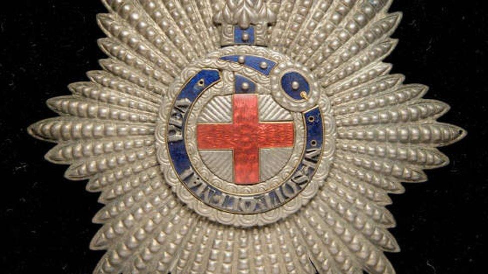 The 1st Marquess of Anglesey's Lesser George Badge and breast star