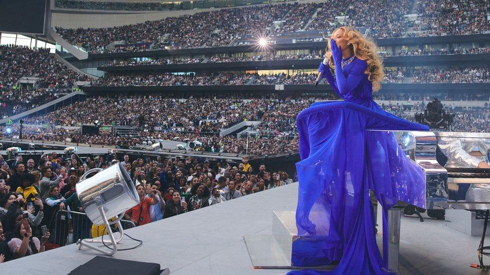 Beyoncé's Renaissance world tour at Tottenham Hotspur Stadium