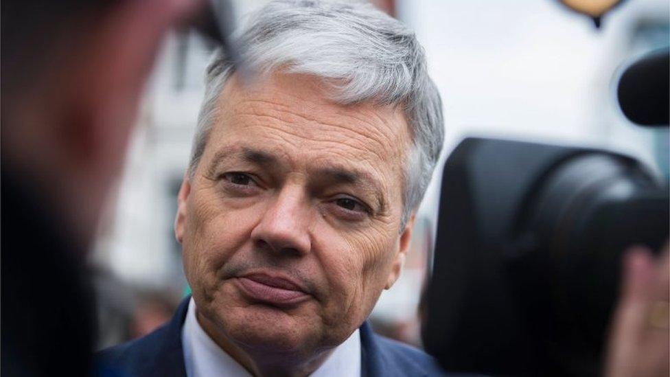 Belgian foreign minister Didier Reynders