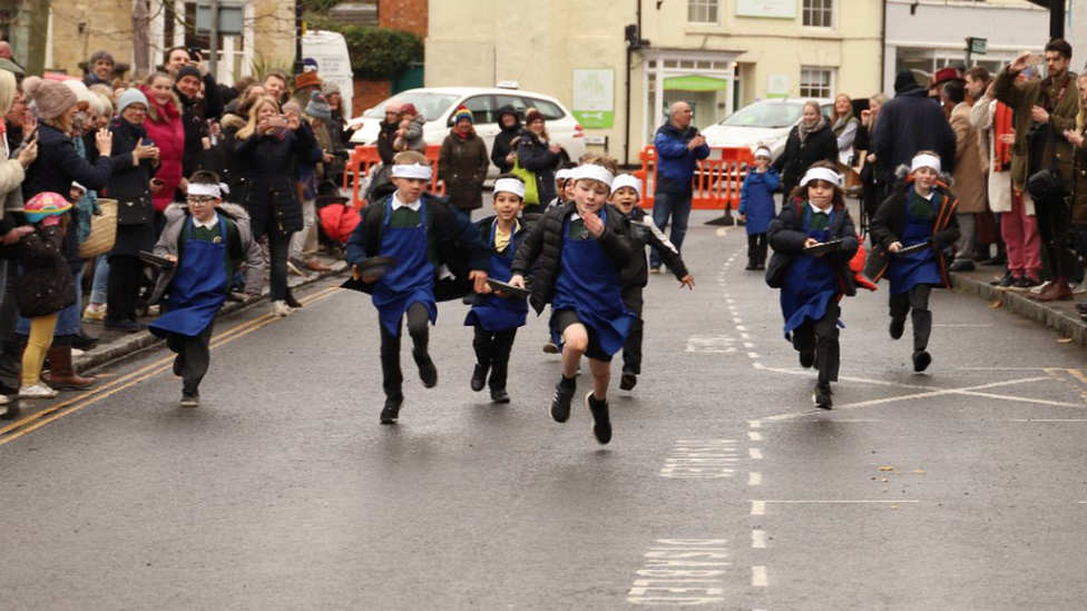 Olney pancake race