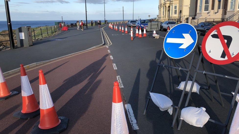 The one-way system in Tynemouth