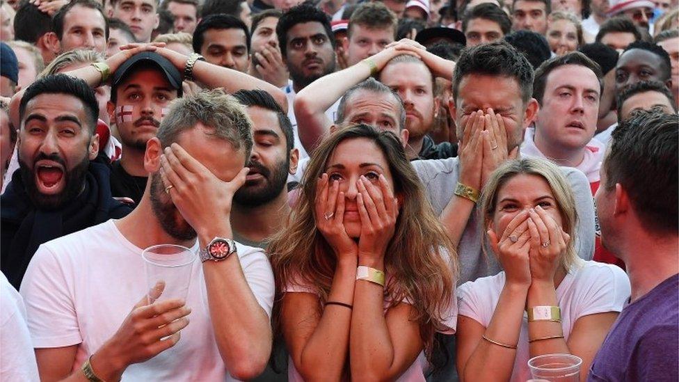 Fans at Hyde Park, London