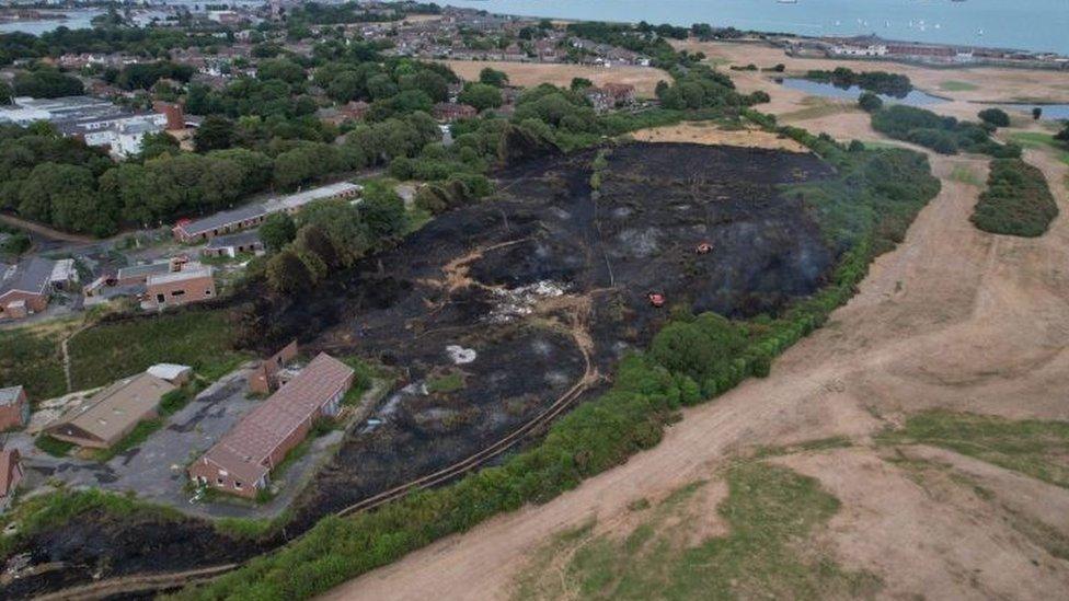 Fort Road, Gosport fire