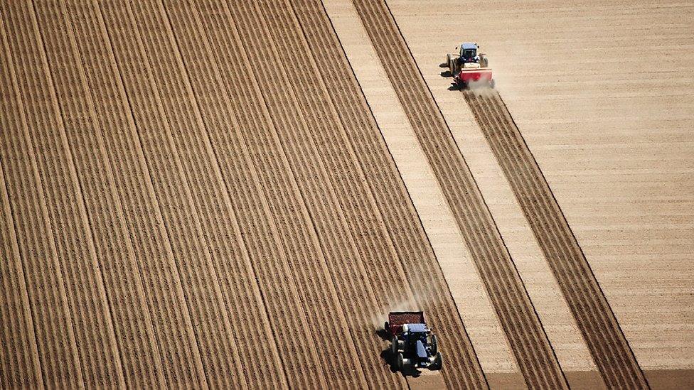 Automated tractors.