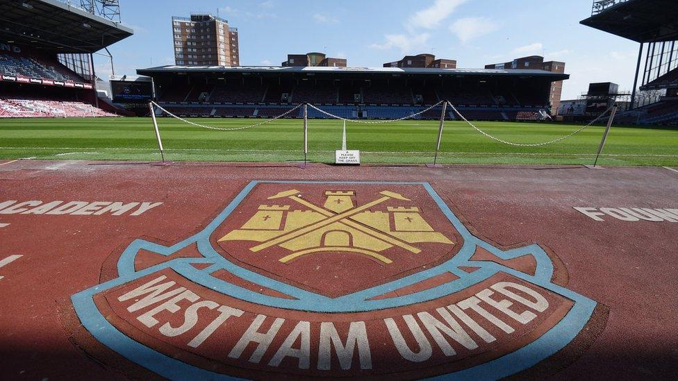 A general view of the Upton Park stadium