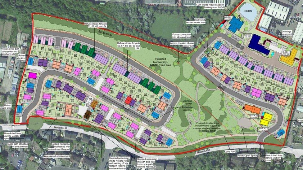 Map of the Western Slopes development