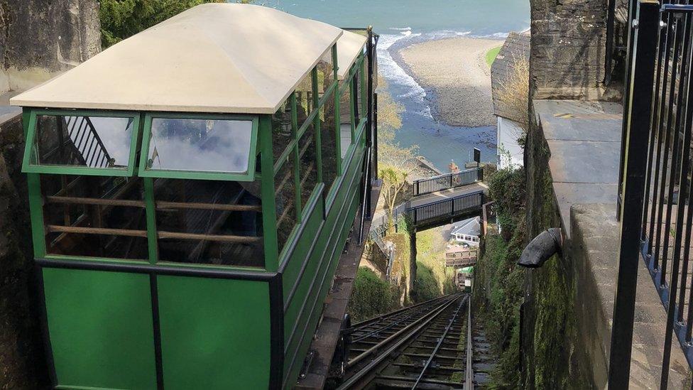 Lynton and Lynmouth Cliff Railway