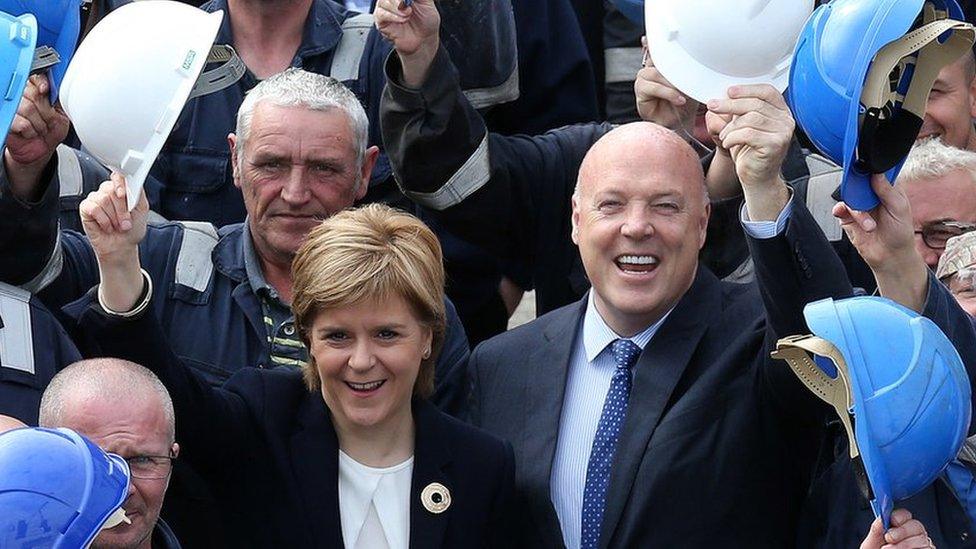 Nicola Sturgeon and Jim McColl