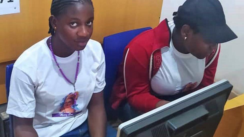 Students during their monthly assessment at nearby Institute of Management and Technology (IMT) in Enugu, Nigeria