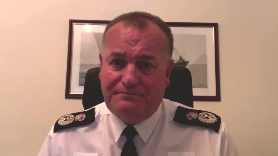 Chief constable Stephen Watson