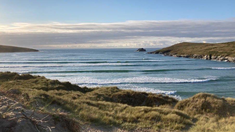 Crantock beach