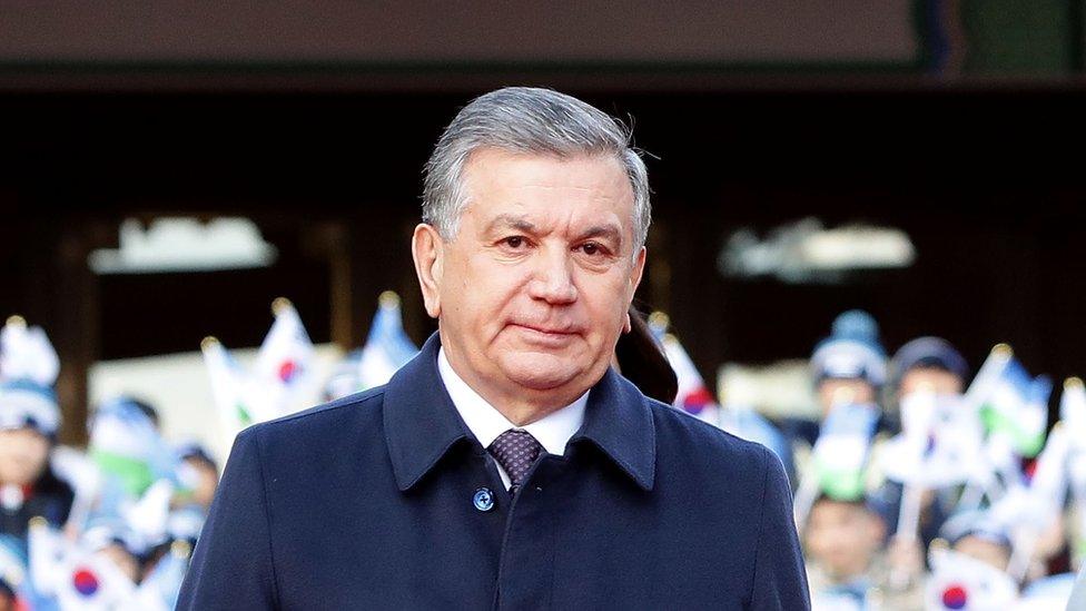 Uzbek President Shavkat Mirziyoyev (file)