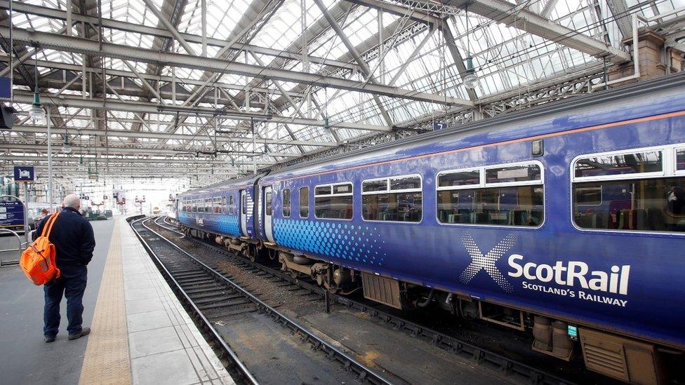 train in glasgow central