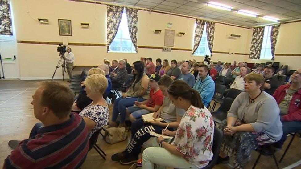 Residents meet to discus their concerns