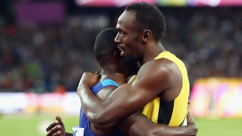 Bolt and Gatlin